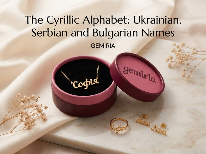 The Cyrillic Alphabet: Ukrainian, Serbian and Bulgarian Names