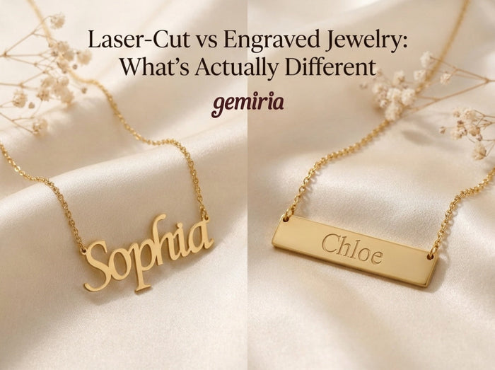 Laser-Cut vs Engraved Jewelry: What's Actually Different